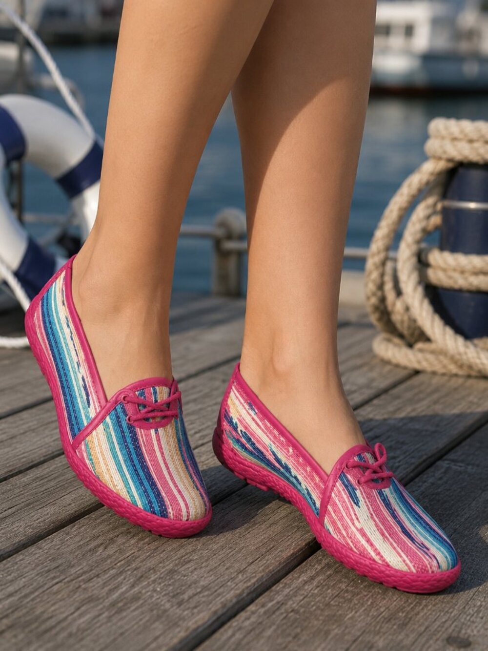 UGG Women's "I Heart Kai" Serape Multicolor Lace Sneaker Sz 7